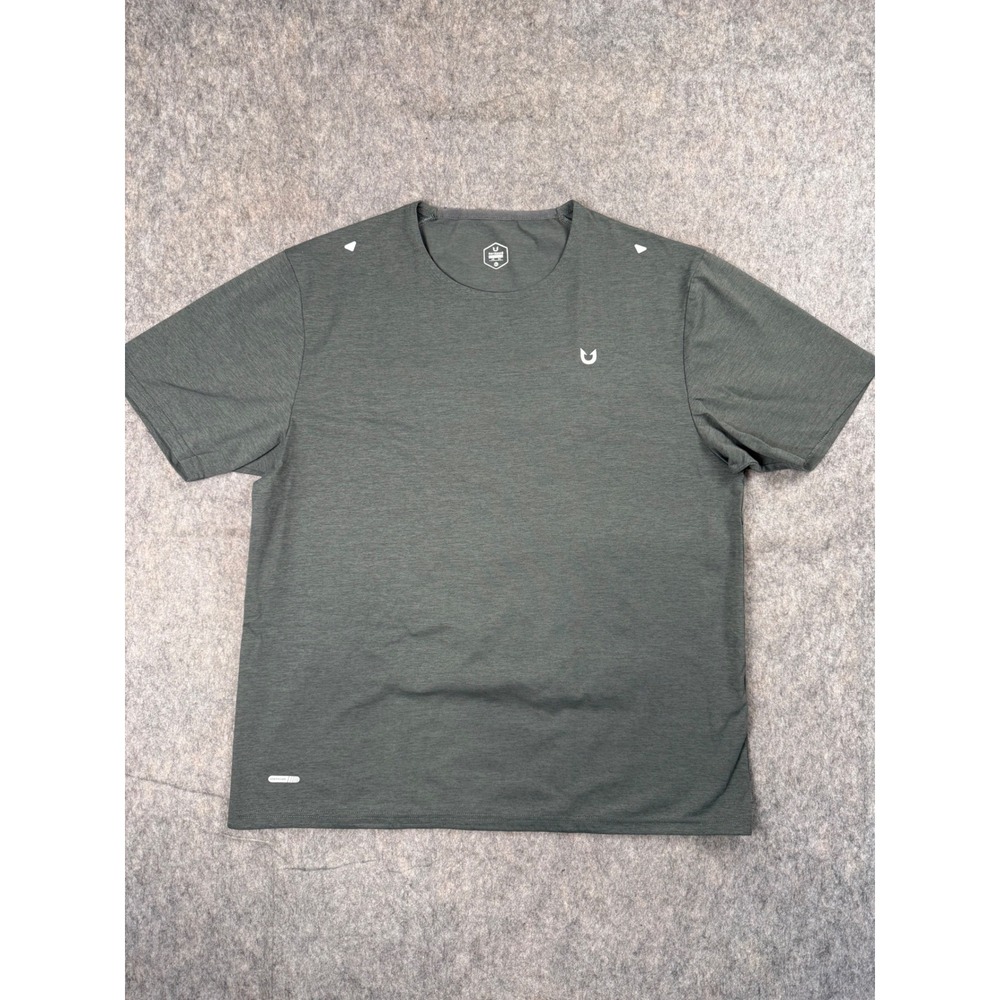 Northyard Performance T Shirt Mens XL Gray Athletic Short Sleeve Gym Workout Tee